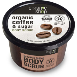 Organic Shop Body Scrub Brazilian Coffee 250 Ml