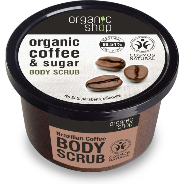 Organic Shop Body Scrub Braziliaanse Koffie 250 Ml