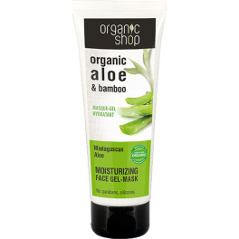 Organic Shop Gel-mascarilla Facial Hidratante Aloe De Madagascar 75 Ml De Gel