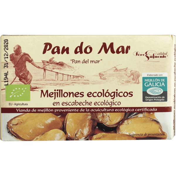 Pan Do Mar Mejillones Escabeche 120 G