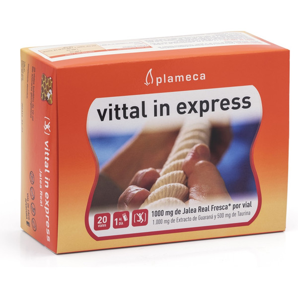 Plameca Vittal In Express Royal Jelly 20 Ampoules Of 10ml