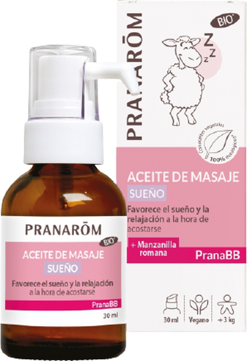 Pranarom Aceite Masaje SueñO Bio Pranabb 30 Ml De Aceite Esencial (Mandarina - Naranja - Lavanda - Manzanilla)-image