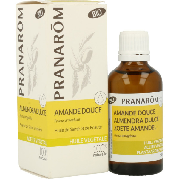 Pranarom Aceite Vegetal De Almendra Dulce 50 Ml De Aceite Esencial