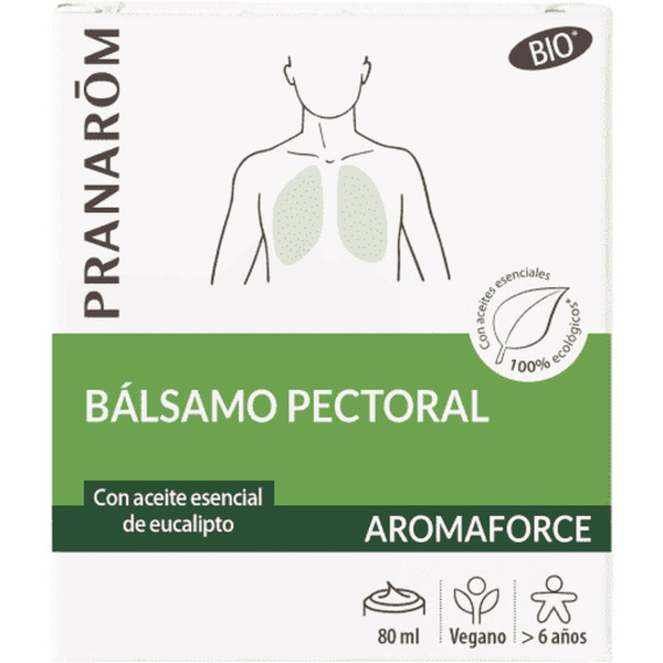 Pranarom Aromaforce Bio balsamo pettorale 80 ml