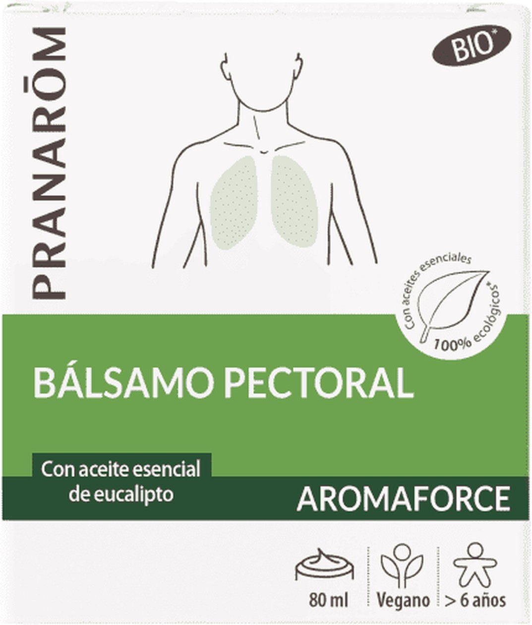 Pranarom Aromaforce BáLsamo Pectoral Bio 80 Ml-image