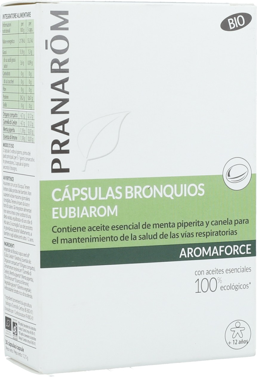 Pranarom Caps Bronquios Bio 30 Caps-image