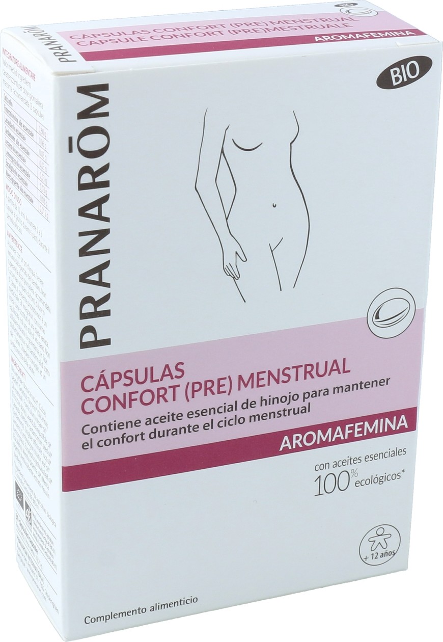 Pranarom Caps Confort (pre) Menstrual Bio 30 Caps-image