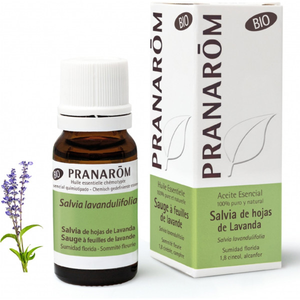 Pranarom Salieblaadjes Lavendel Bio 10 Ml Essentiële Olie (lavendel)