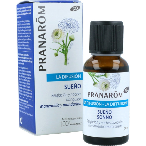 Pranarom Synergy Diffusion Sleep Essential Oil 30 ml (mandarijn - sinaasappel - lavendel - kamille)