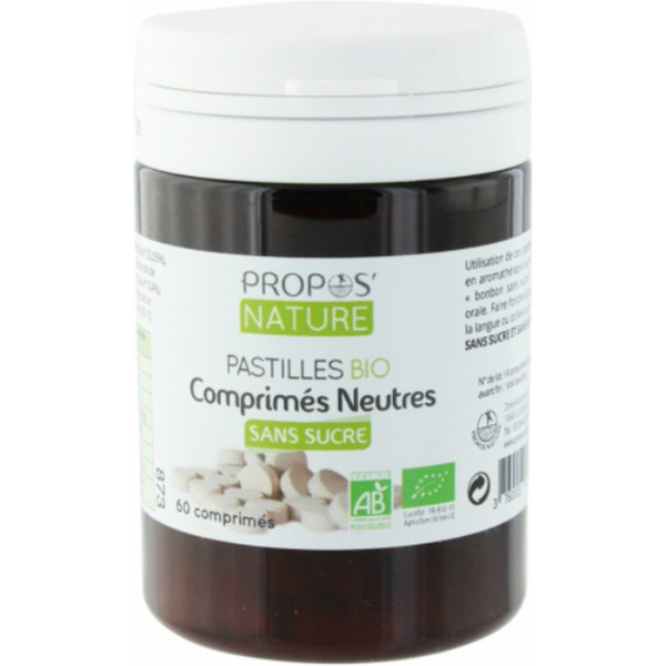 Propos Nature Tabletas Neutrales Bio Sin Azúcar 60 Comp