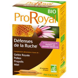 Proroyal Defensas Orgánicas De La Colmena 20 Ampollas