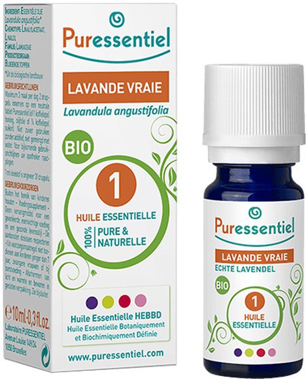 Puressentiel Aceite Esencial De Lavanda Vera Bio 10 Ml De Aceite Esencial (Lavanda)-image