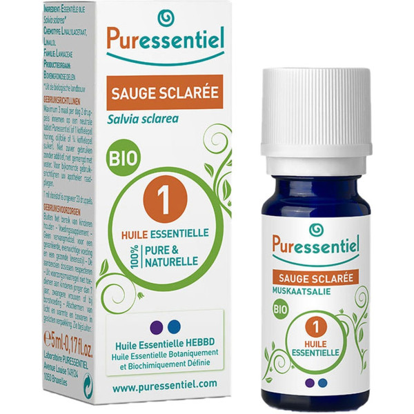 Puressentiel Aceite Esencial De Salvia Bio 5 Ml De Aceite Esencial