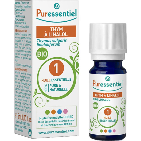 Puressentiel Tomillo Linalol Aceite Esencial Bio 5 Ml De Aceite Esencial