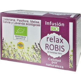 Robis Infusión Relax Bio Con Valeriana 20 Sobres
