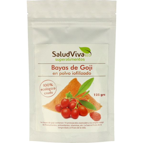 Salud Viva Bacche di Goji Polvere 125 G