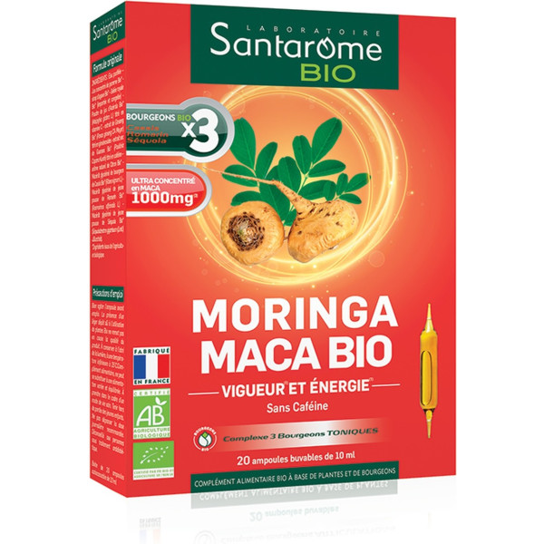 Santarome Moringa Maca Orgánica 20 Ampollas