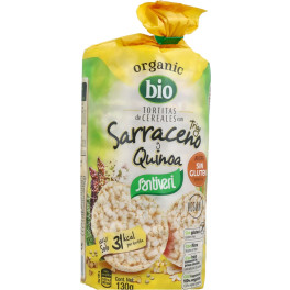 Santiveri Tortitas De Cereales Con Trigo Sarraceno Y Quinoa Bio Sin Gluten 130 G