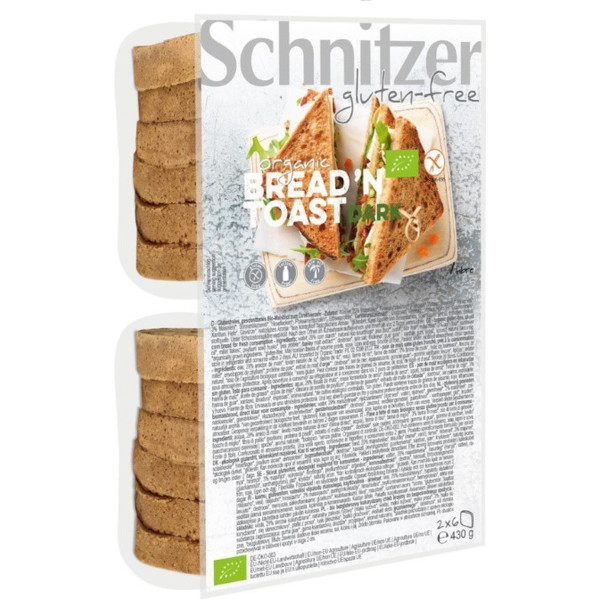 Schnitzer Brotform Scheiben Schwarz 430 G