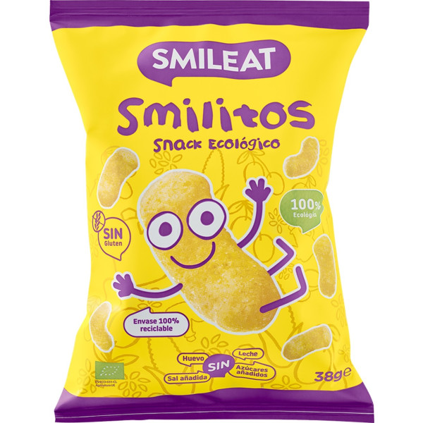 Smileat Smilitos Maiswürmer Öko Glutenfrei 38 G