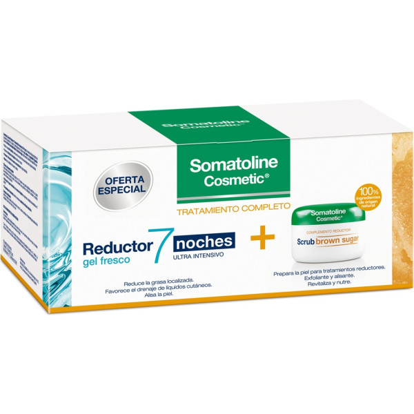 Somatoline Shock Treatment Gel (7 Nachten Gel + Bruine Suiker Scrub) 1 Eenheid