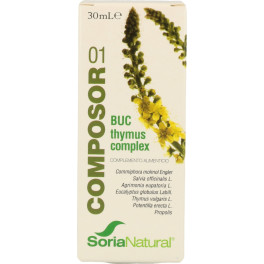 Soria Natural Composor 01 Buc Thymus Complex 30 Ml