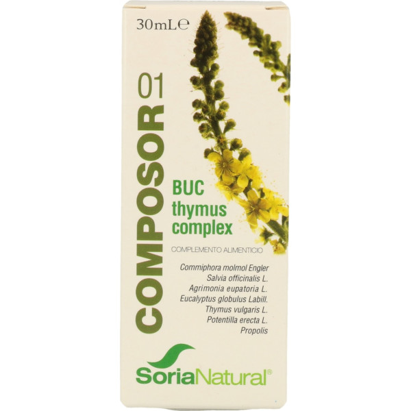 Soria Natural Composor 01 Buc Thymus Complex 30 Ml