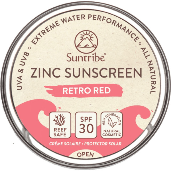 Suntribe Protector Solar Face & Sport Retro Red 15 G De Crema