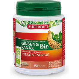 Superdiet Ginseng Orgánico 150 Perlas