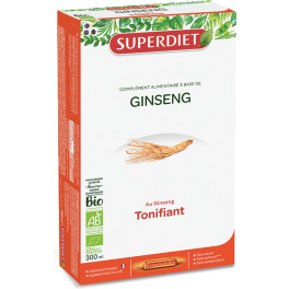 Superdiet Ginseng Orgánico 20 Ampollas