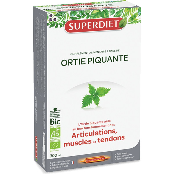 Superdiet Ortiga Orgánica 20 Ampollas De 15ml