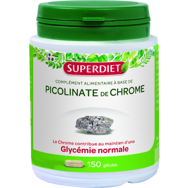 Superdiet Picolinato De Cromo 150 Perlas