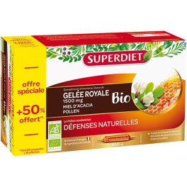 Superdiet Polen De Miel De Jalea Real 50% Ofrecido 30 Ampollas