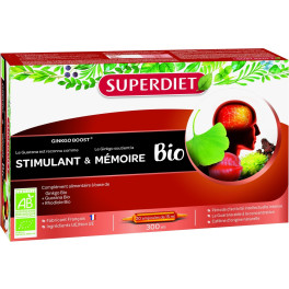 Superdiet Refuerzo De Ginkgo Orgánico 20 Ampollas