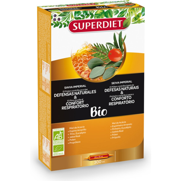 Superdiet Savia Imperial Bio 20 Ampollas De 15ml