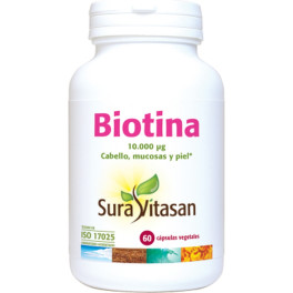 Sura Vitasan Biotina 10.000 µg 60 cápsulas
