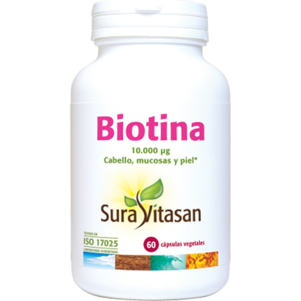 Sura Vitasan Biotina 10.000 µg 60 Caps