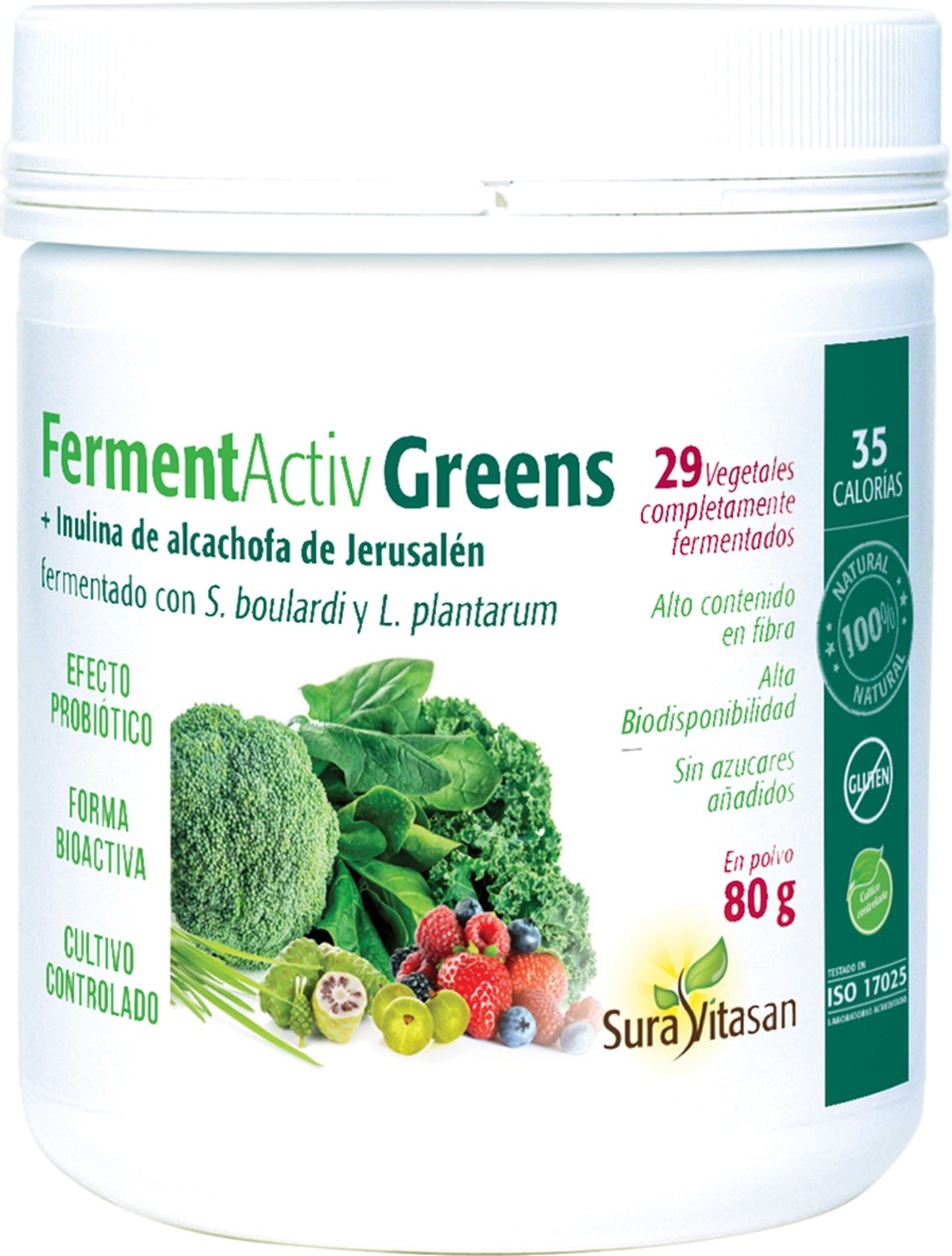 Sura Vitasan Fermentactiv Greens 80 G-image