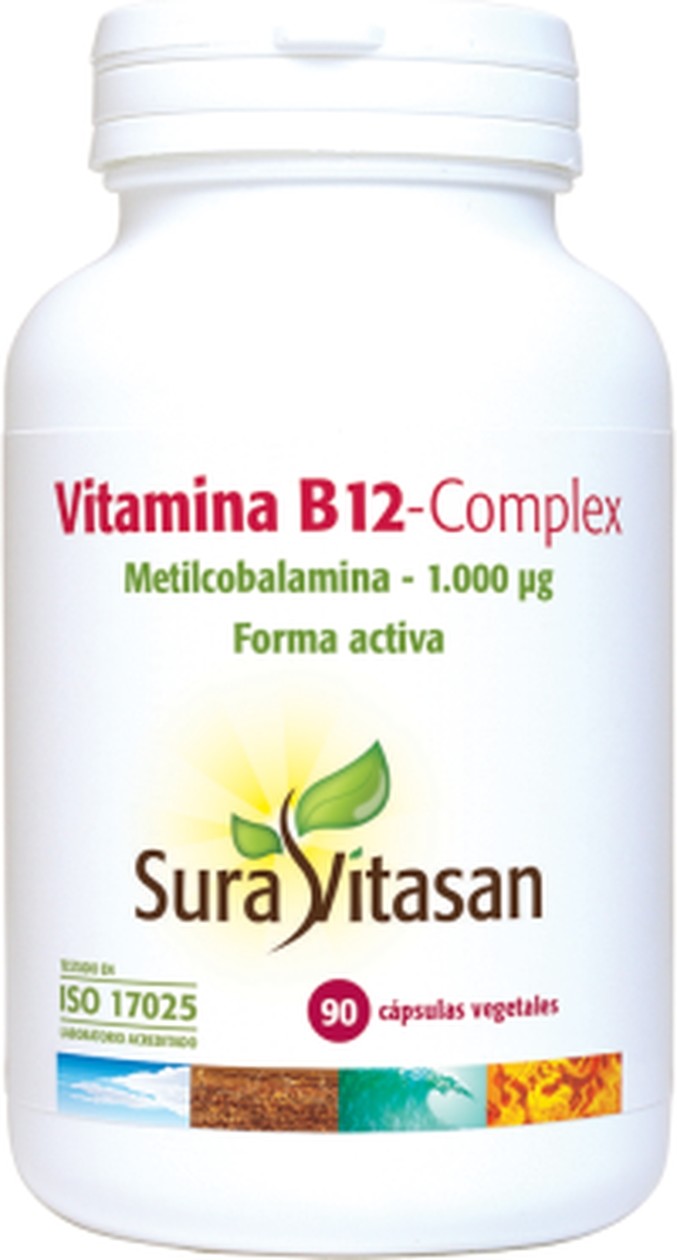 Sura Vitasan Vitamina B12-complex 90 Caps Vegetales-image
