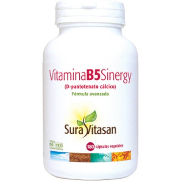 Sura Vitasan Vitamina B5 Synergy 180 cápsulas vegetais