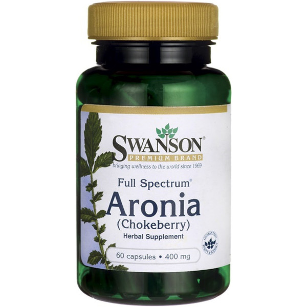 Swanson Aronia (Apfelbeere) 400 mg 60 Kaps