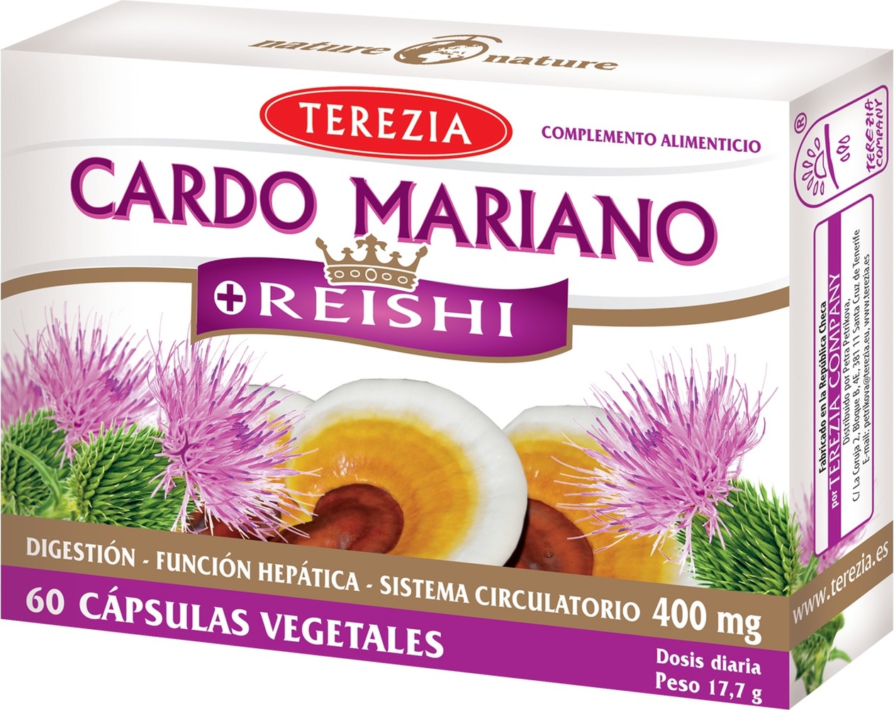 Terezia Cardo Mariano + Reishi 60 Caps-image