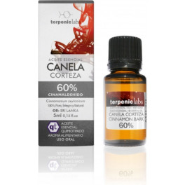 Óleo essencial terpênico Casca de canela 60% 5 ml de óleo essencial (canela)