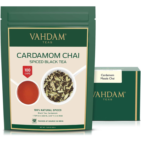 Vahdam Teas Cardamomo Masala Chai 200 G