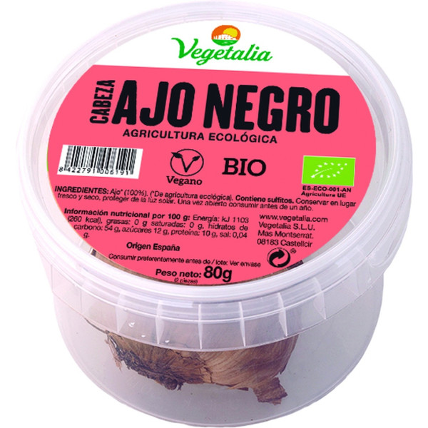 Vegetalia Ajo Negro Fermentado Bio 2 Unidades