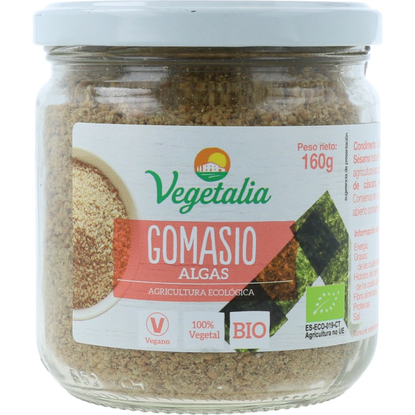 Vegetalia Gomasio Con Algas Bio 160 G