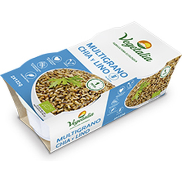 Vegetalia Vasito Multigrano Chía Y Lino Bio 125 G