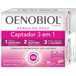 Vemedia Pharma Hispania Oenobiol Captador 3 En 1 60 Caps