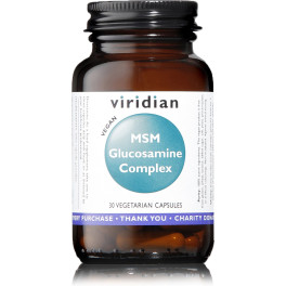 Viridian Glucosamina Msm Complex 30 Caps Vegetales