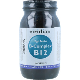 Viridian High Twelve B-complex B12 90 Caps Vegetales